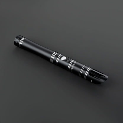 Brushed Silver Lightsaber Hilt – Slotted Emitter Design
