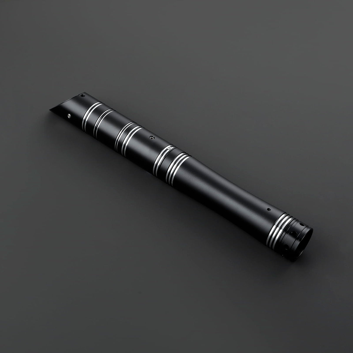 Brushed Silver Lightsaber Hilt – Slotted Emitter Design
