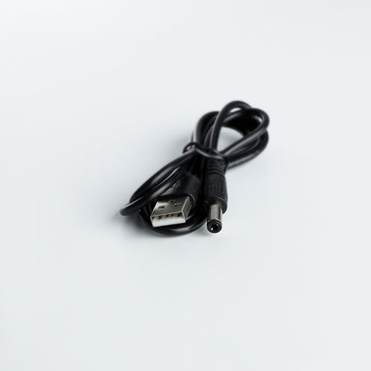 USB to DC Barrel Jack Charging Cable