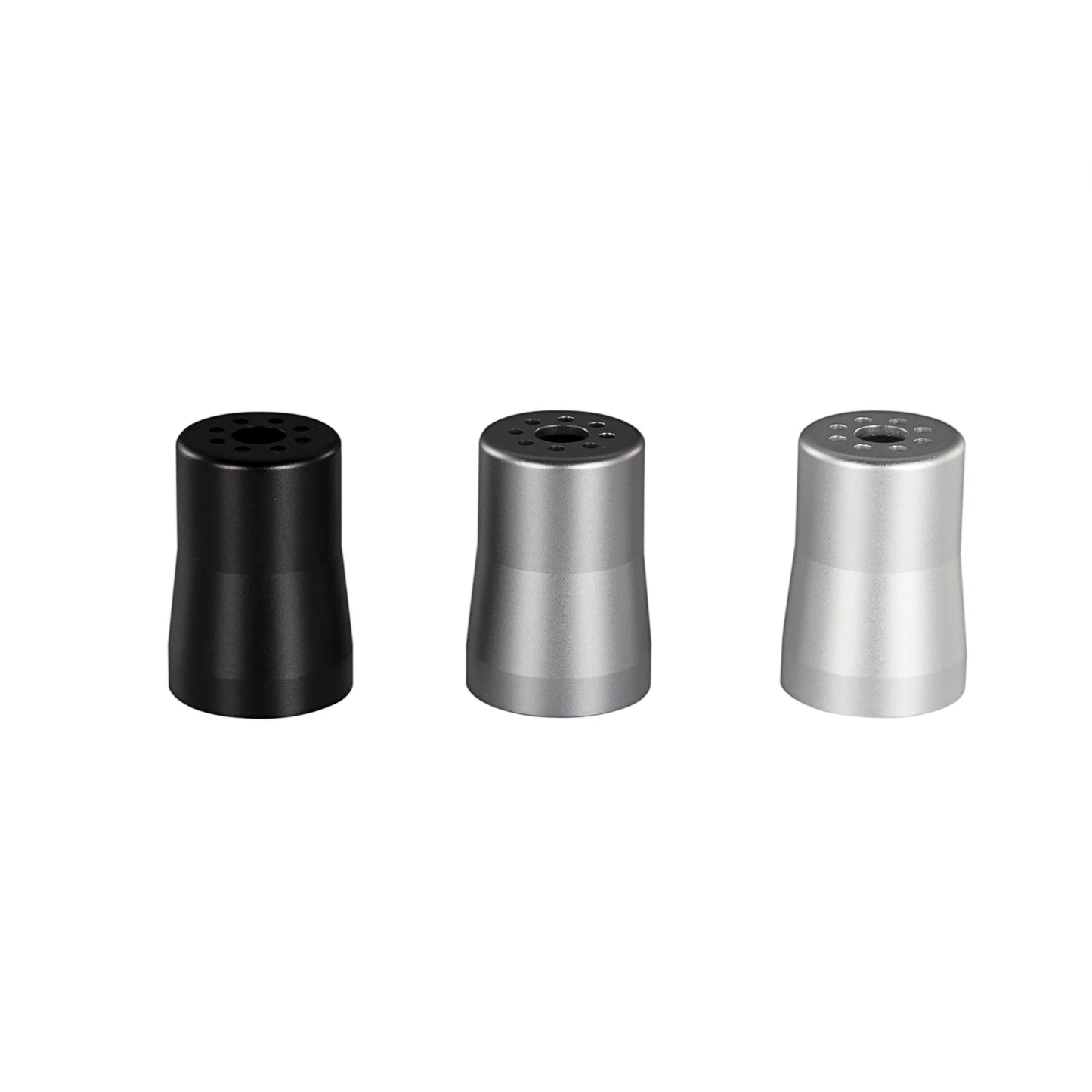 The Smooth Tapered Acoustic Vent Base Pommel Custom Red Lightsaber