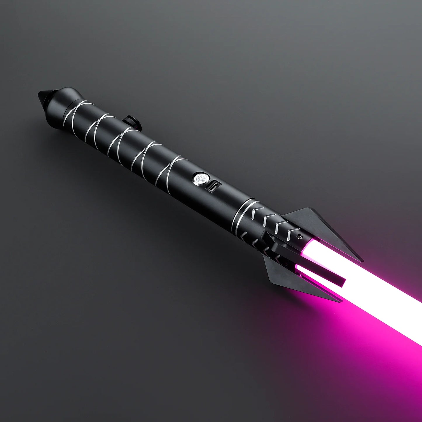 BM Lightsaber HX Series Black Lightsaber Bluetooth Light Saber Hilt 34CM