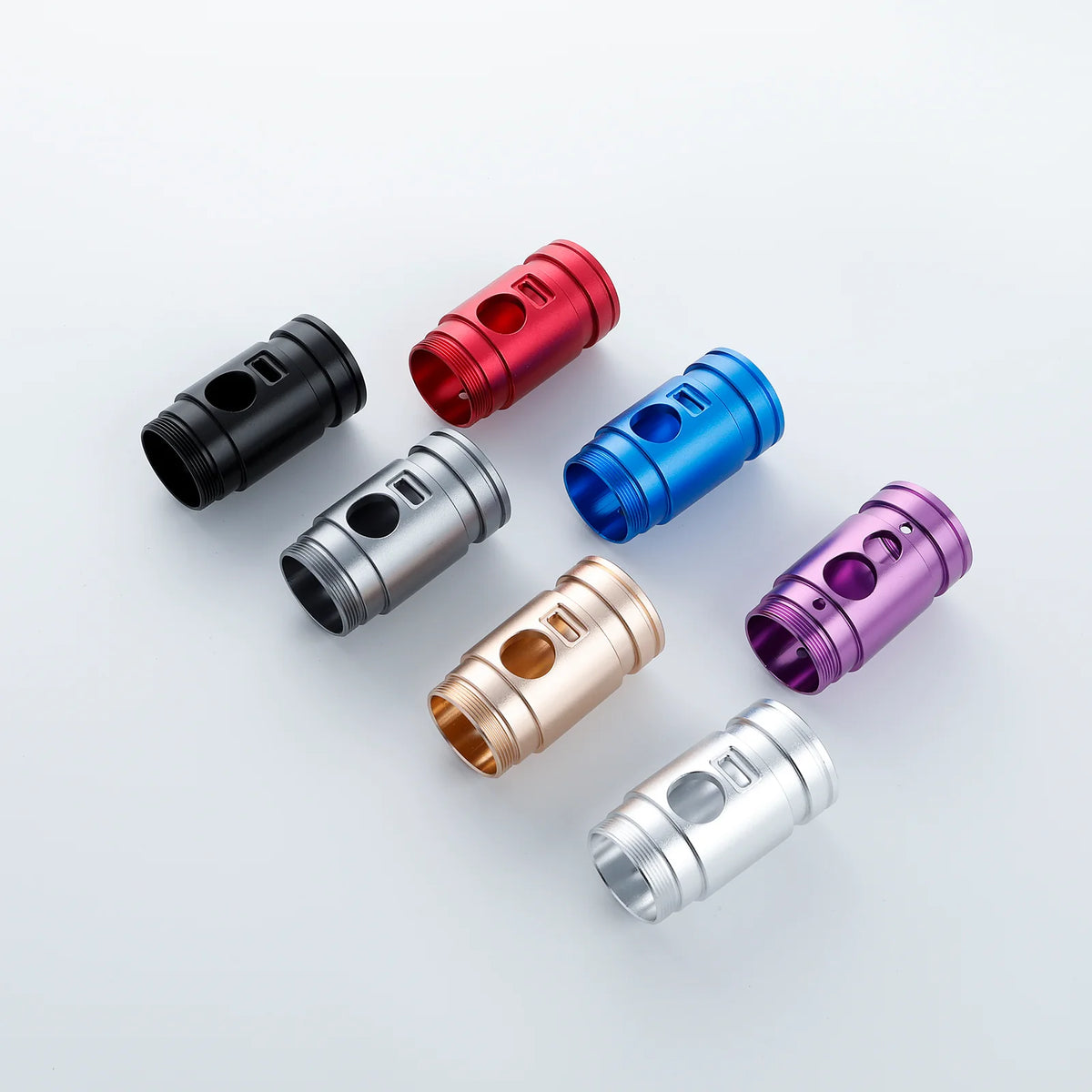 The Anodized Dual-Groove Switch Chamber Custom Red Lightsaber