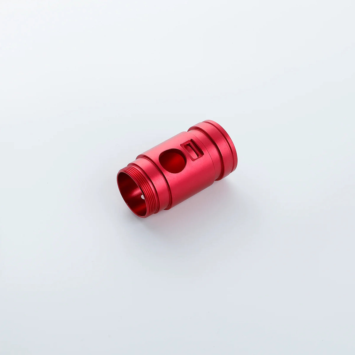 The Anodized Dual-Groove Switch Chamber Custom Red Lightsaber