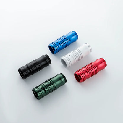 The Center-Ribbed Contour Grip Extension Custom Red Lightsaber