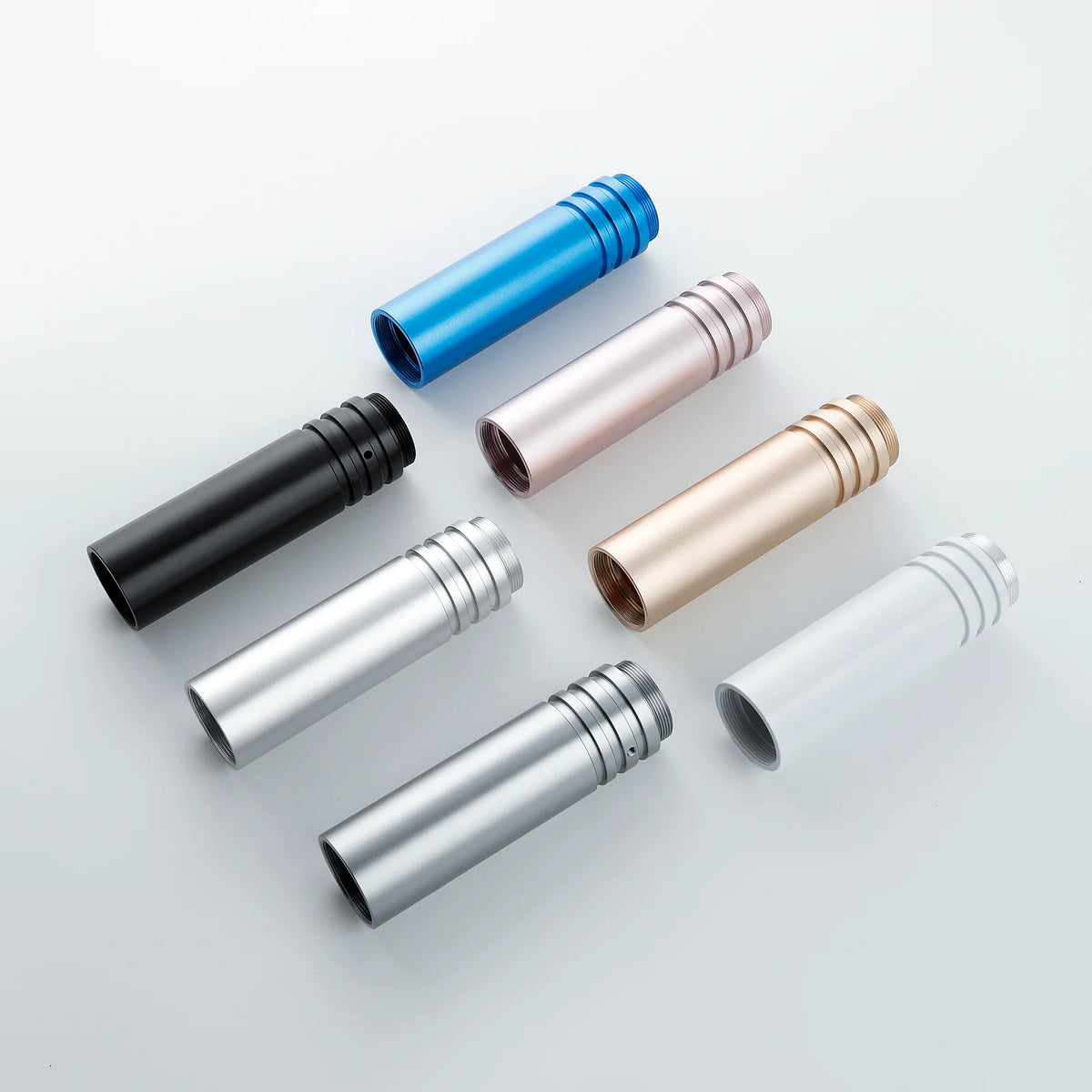 The Smooth Body Stepped Ring Sleeve Custom Red Lightsaber