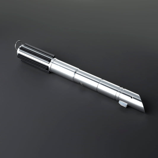 Cade Skywalker Inspired Lightsaber – Silver Hilt with Black Accents