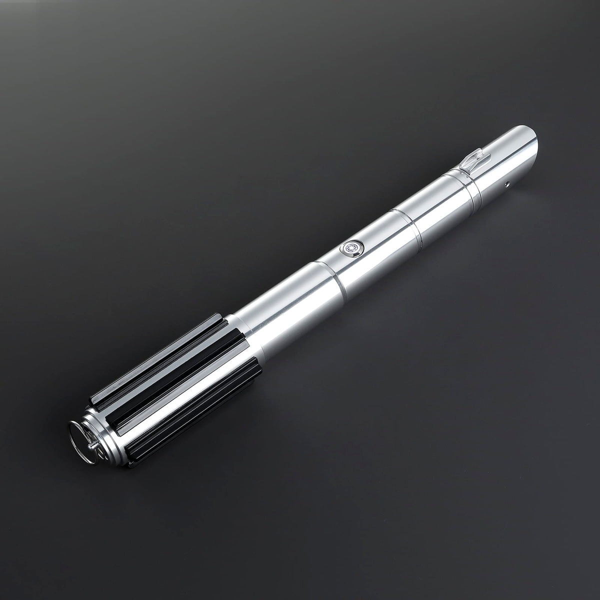 Cade Skywalker Inspired Lightsaber – Silver Hilt with Black Accents