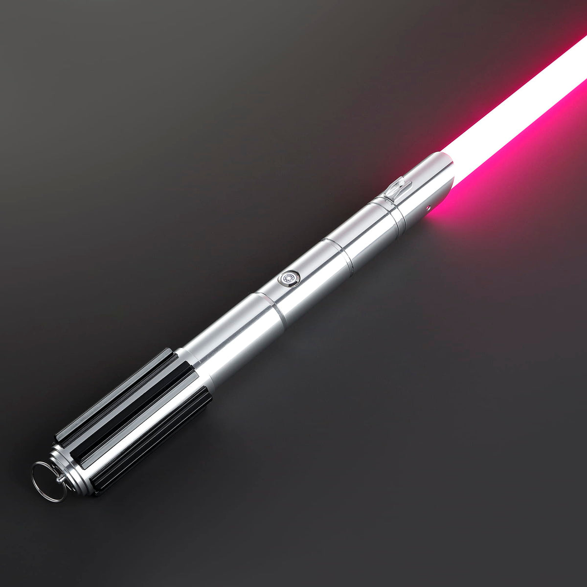 Cade Skywalker Inspired Lightsaber – Silver Hilt with Black Accents