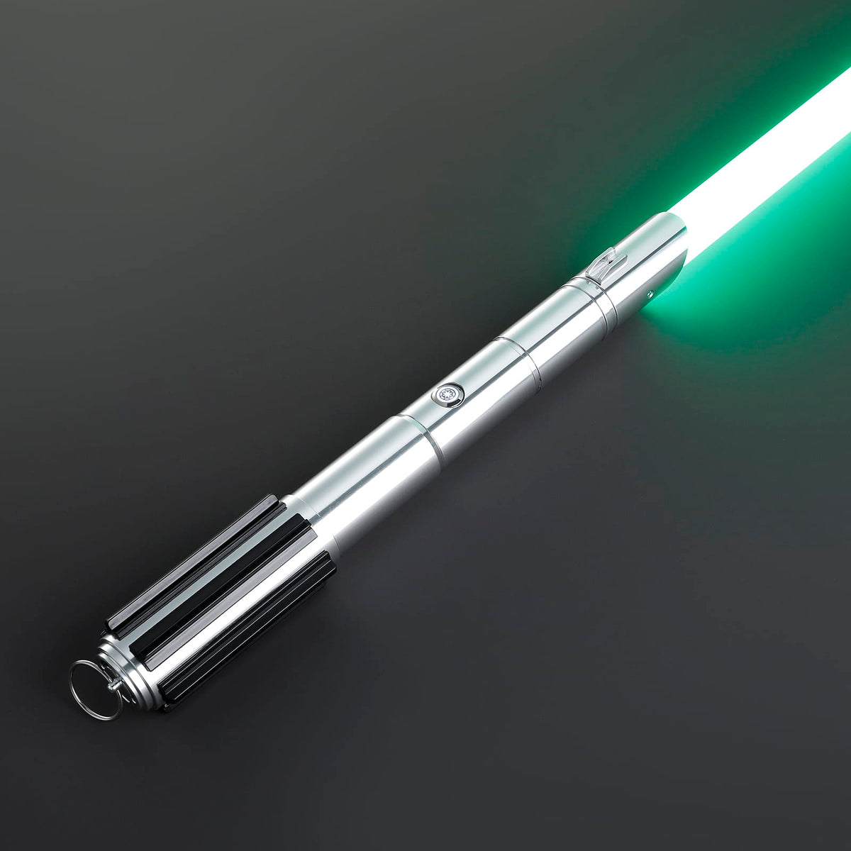 Cade Skywalker Inspired Lightsaber – Silver Hilt with Black Accents