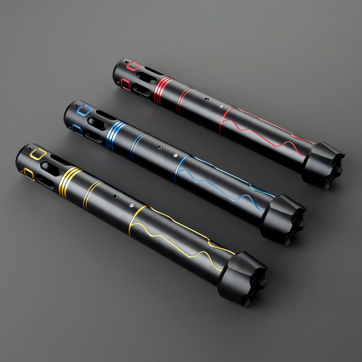 The Crimson Vein Vented Custom Red Lightsaber