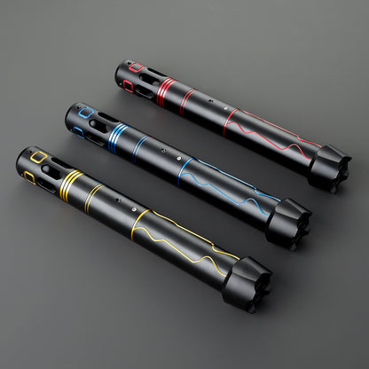 The Crimson Vein Vented Custom Red Lightsaber