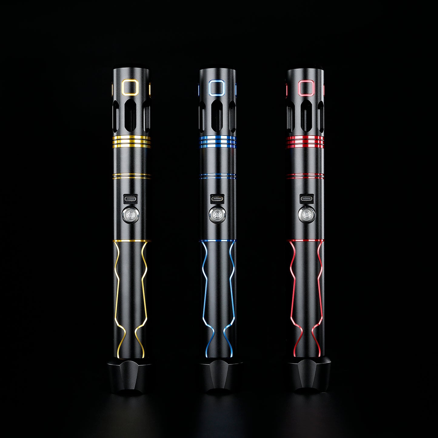 The Crimson Vein Vented Custom Red Lightsaber