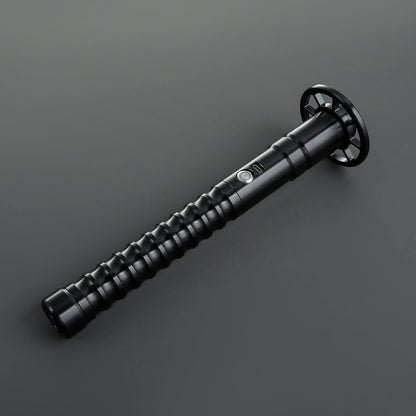 Kendo Lightsaber – Silver Katana-Style Hilt with Circular Guard