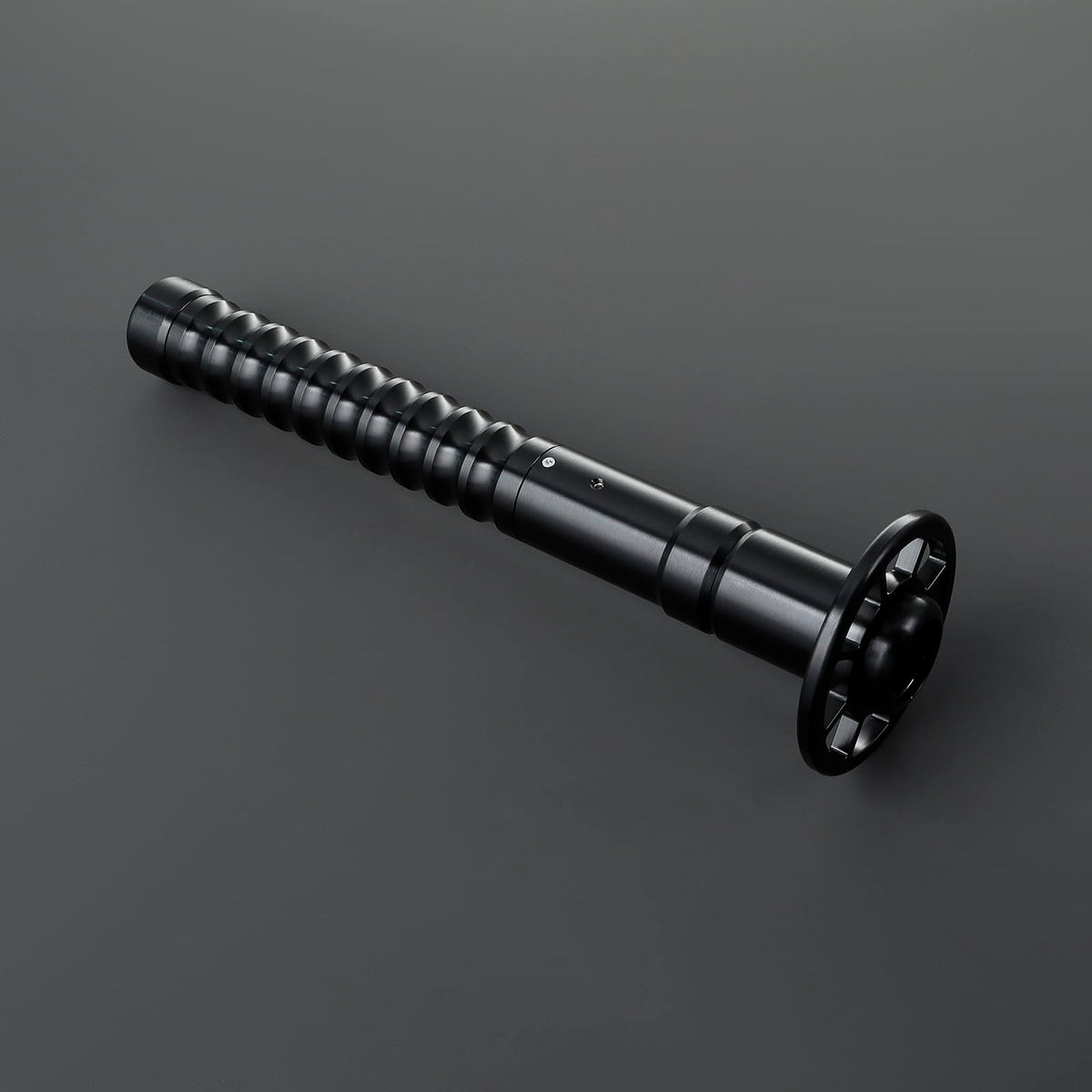 Kendo Lightsaber – Silver Katana-Style Hilt with Circular Guard