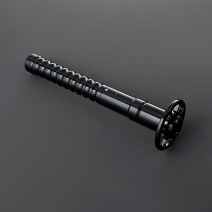 Kendo Lightsaber – Silver Katana-Style Hilt with Circular Guard