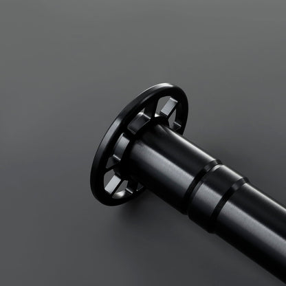 Kendo Lightsaber – Silver Katana-Style Hilt with Circular Guard