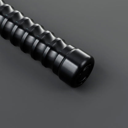 Kendo Lightsaber – Silver Katana-Style Hilt with Circular Guard