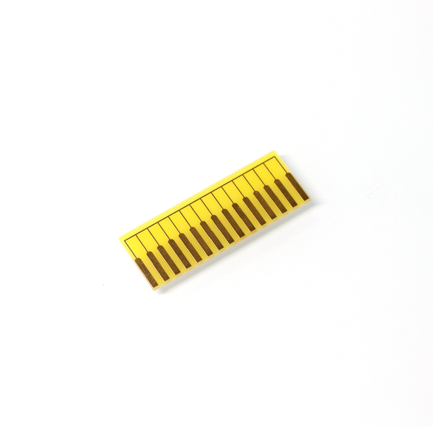 Yellow Zebra Clamp Card