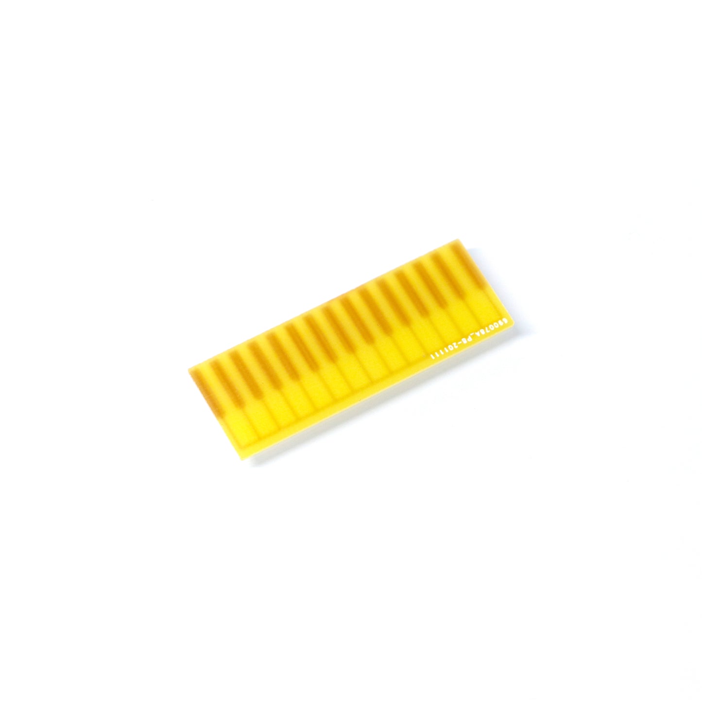 Yellow Zebra Clamp Card