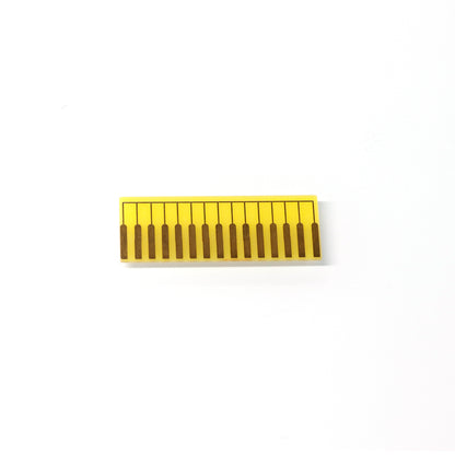 Yellow Zebra Clamp Card