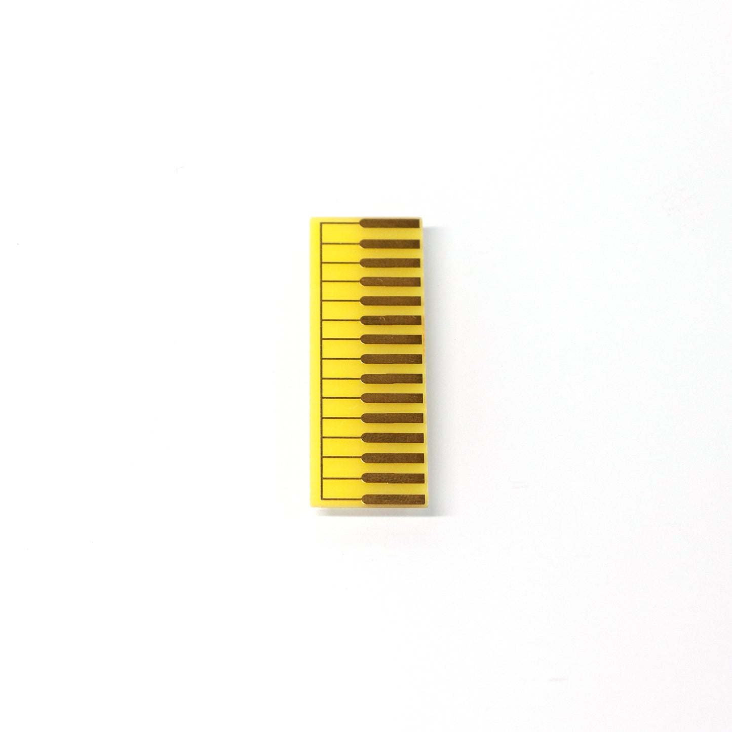 Yellow Zebra Clamp Card