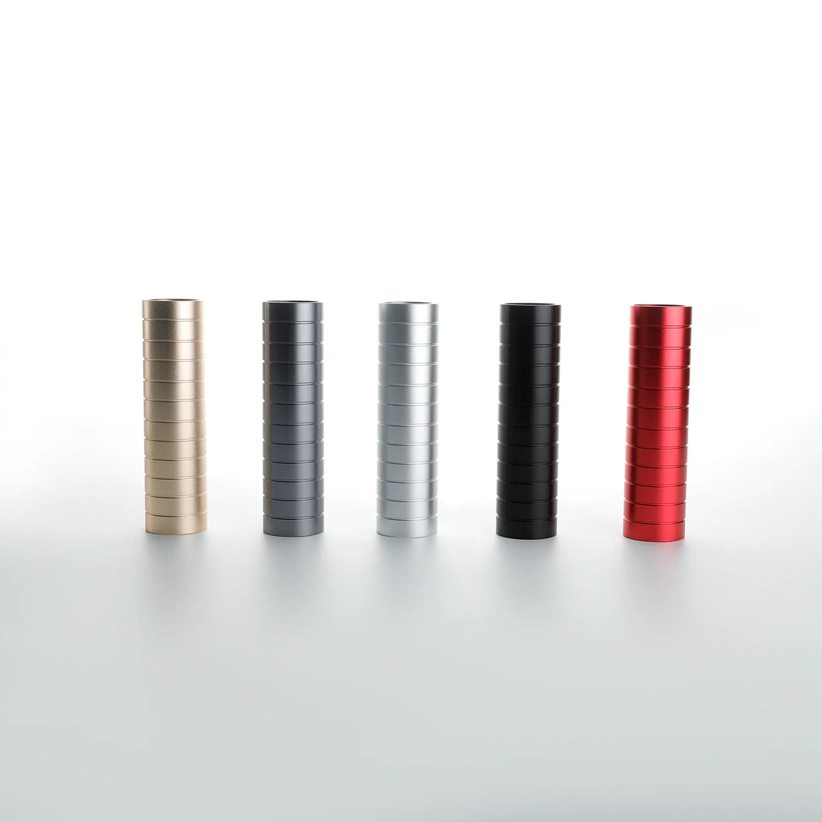 The Multi-Groove Straight Grip Extension Custom Red Lightsaber