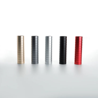 The Multi-Groove Straight Grip Extension Custom Red Lightsaber