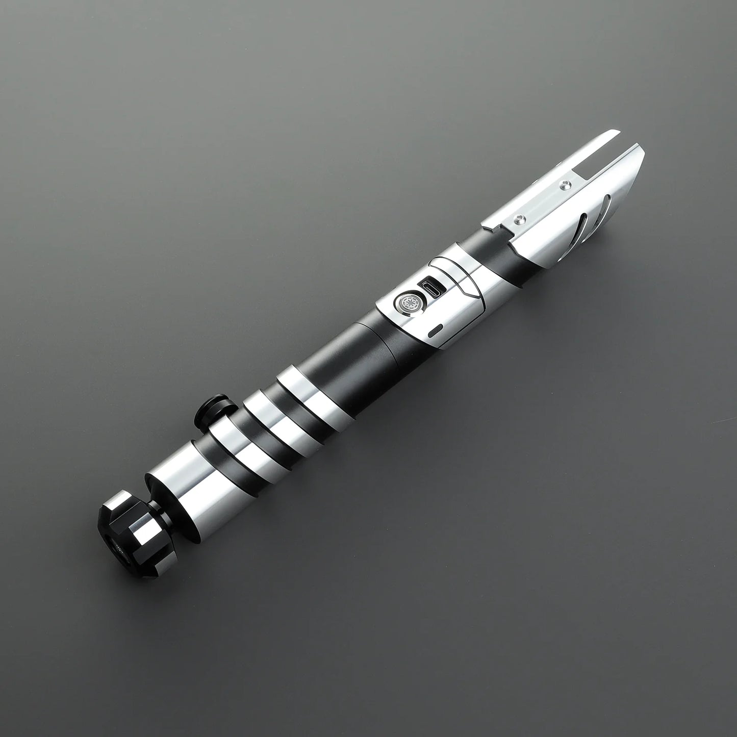 The Chrome Vented Claw Custom Red Lightsaber