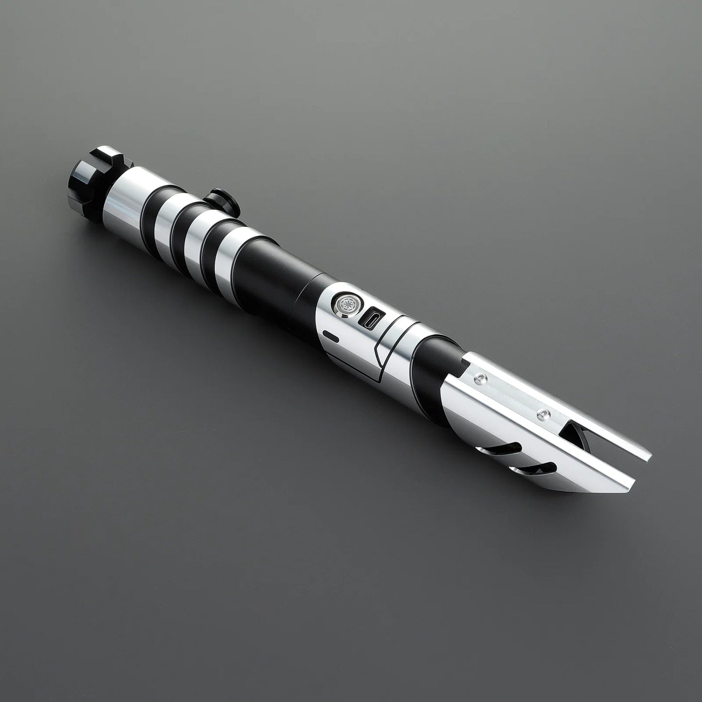 The Chrome Vented Claw Custom Red Lightsaber