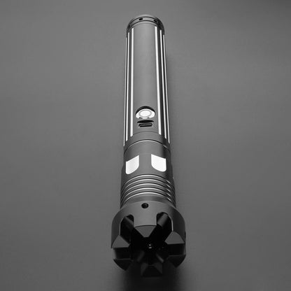 The Crowned Flared Emitter Custom Red Lightsaber