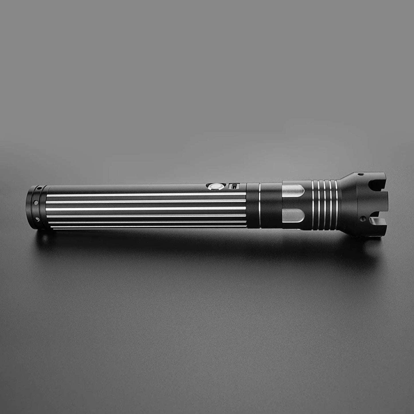 The Crowned Flared Emitter Custom Red Lightsaber