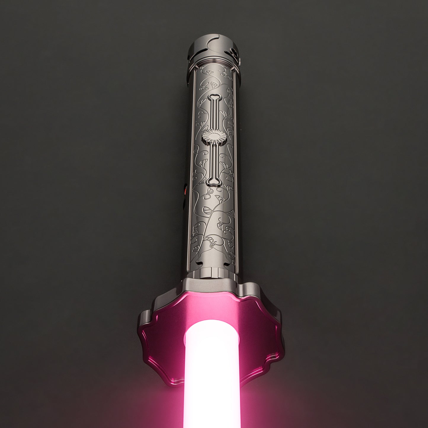 The Engraved Blossom Sentinel Custom Red Lightsaber