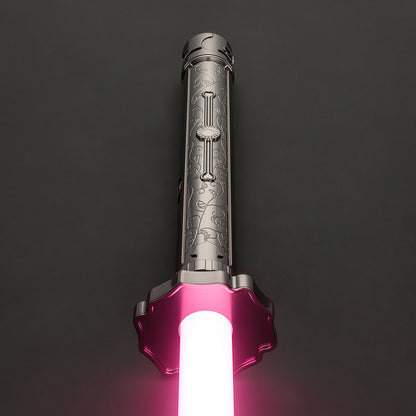 The Engraved Blossom Sentinel Custom Red Lightsaber