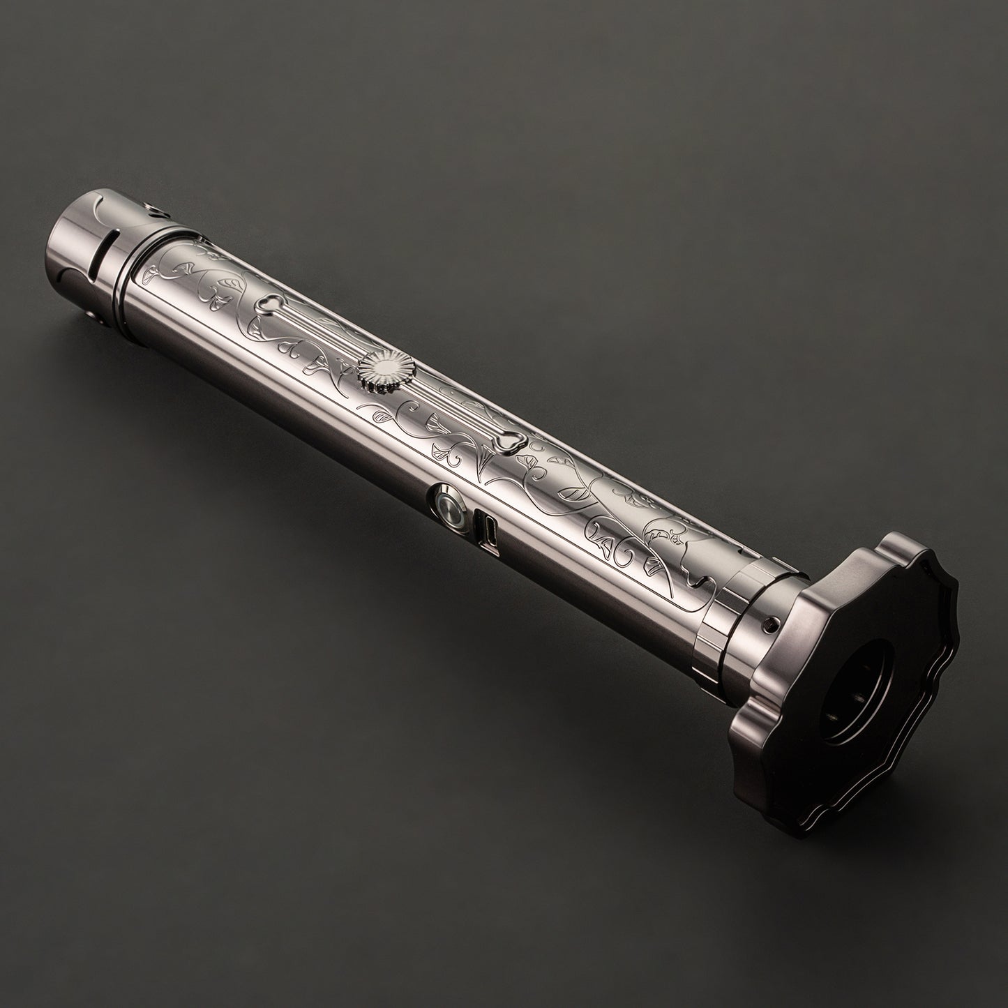 The Engraved Blossom Sentinel Custom Red Lightsaber