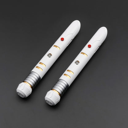 Temple Guard SE White Double-Bladed Lightsaber – SNV4 PRO