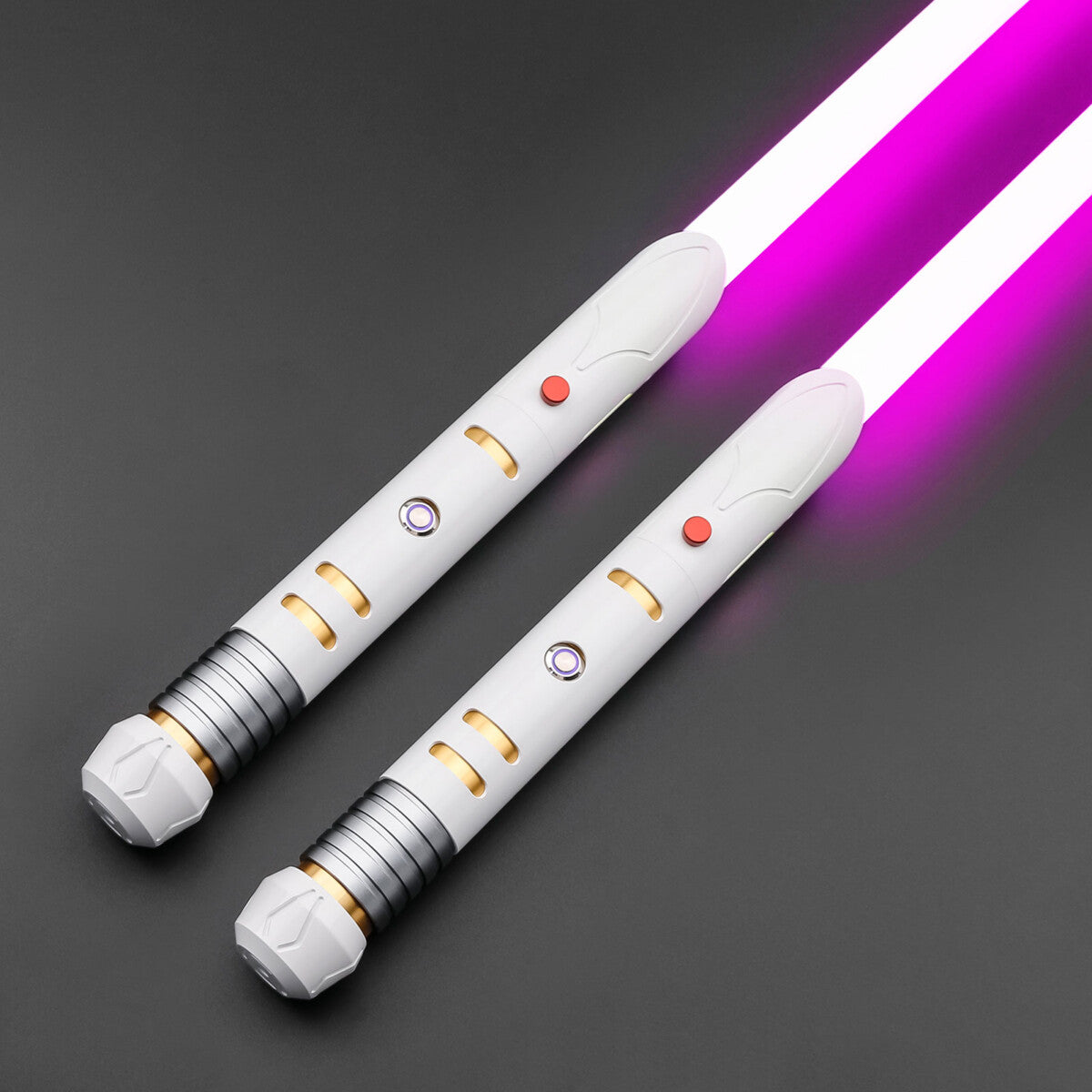 Temple Guard SE White Double-Bladed Lightsaber – SNV4 PRO