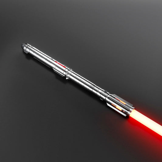 Rocketship-Inspired Modular Lightsaber – Silver Metal Hilt