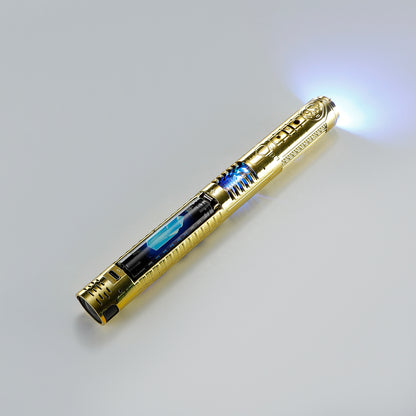 XenoPixel Custom Lightsaber Core Chassis – Spinning Kyber Crystal Chamber & OLED Screen for 1-Inch Hilt