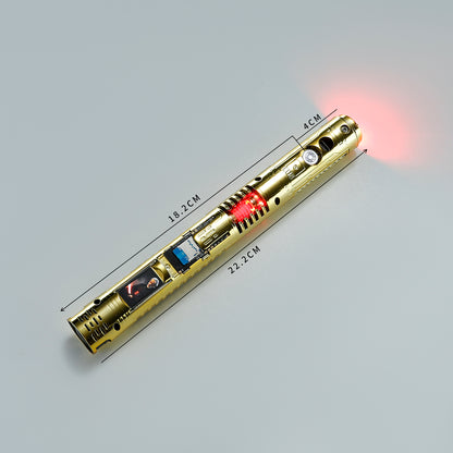 XenoPixel Custom Lightsaber Core Chassis – Spinning Kyber Crystal Chamber & OLED Screen for 1-Inch Hilt