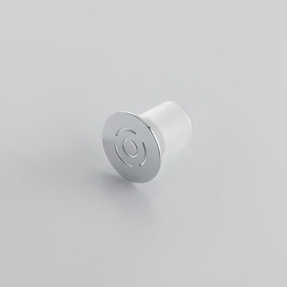 Custom Lightsaber Blade Plug for 1-Inch Emitter – Metallic Silver Cap Safety Plug