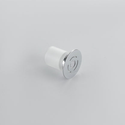 Custom Lightsaber Blade Plug for 1-Inch Emitter – Metallic Silver Cap Safety Plug