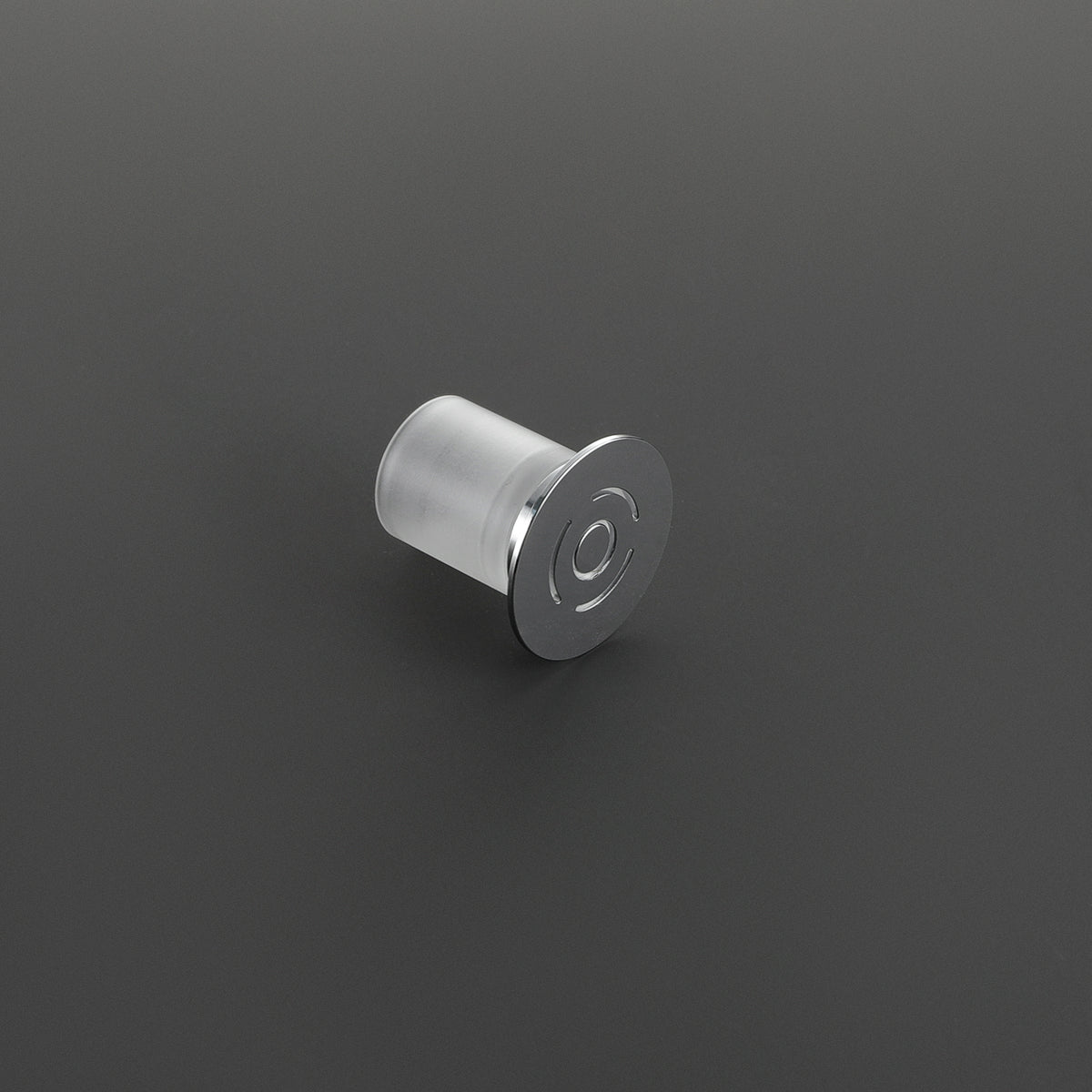 Custom Lightsaber Blade Plug for 1-Inch Emitter – Metallic Silver Cap Safety Plug