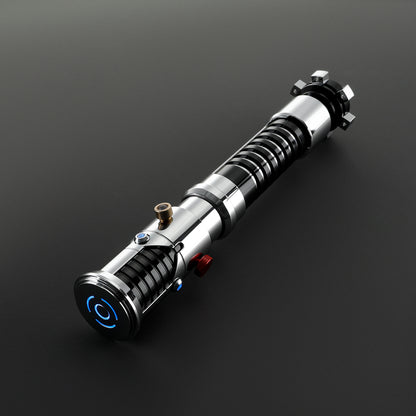 Custom Lightsaber Blade Plug for 1-Inch Emitter – Metallic Silver Cap Safety Plug