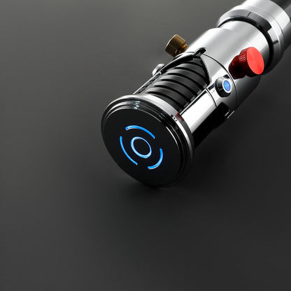 Custom Lightsaber Blade Plug for 1-Inch Emitter – Metallic Silver Cap Safety Plug