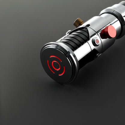 Custom Lightsaber Blade Plug for 1-Inch Emitter – Metallic Silver Cap Safety Plug