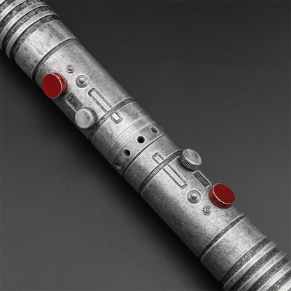 Weathered Darth Maul Double-Bladed Duelling Lightsaber - S-RGB