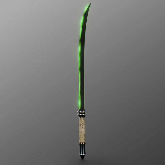 The Curved Dark Katana Blade Saber Assembly Custom Red Lightsaber
