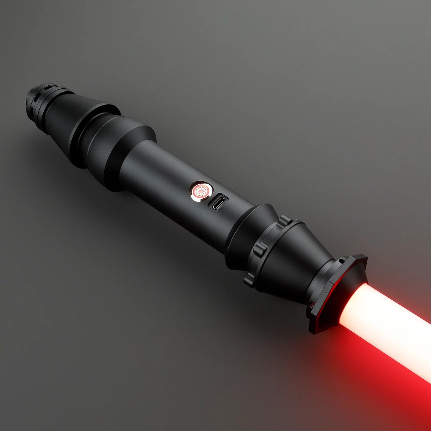 The Malice Hourglass Custom Red Lightsaber