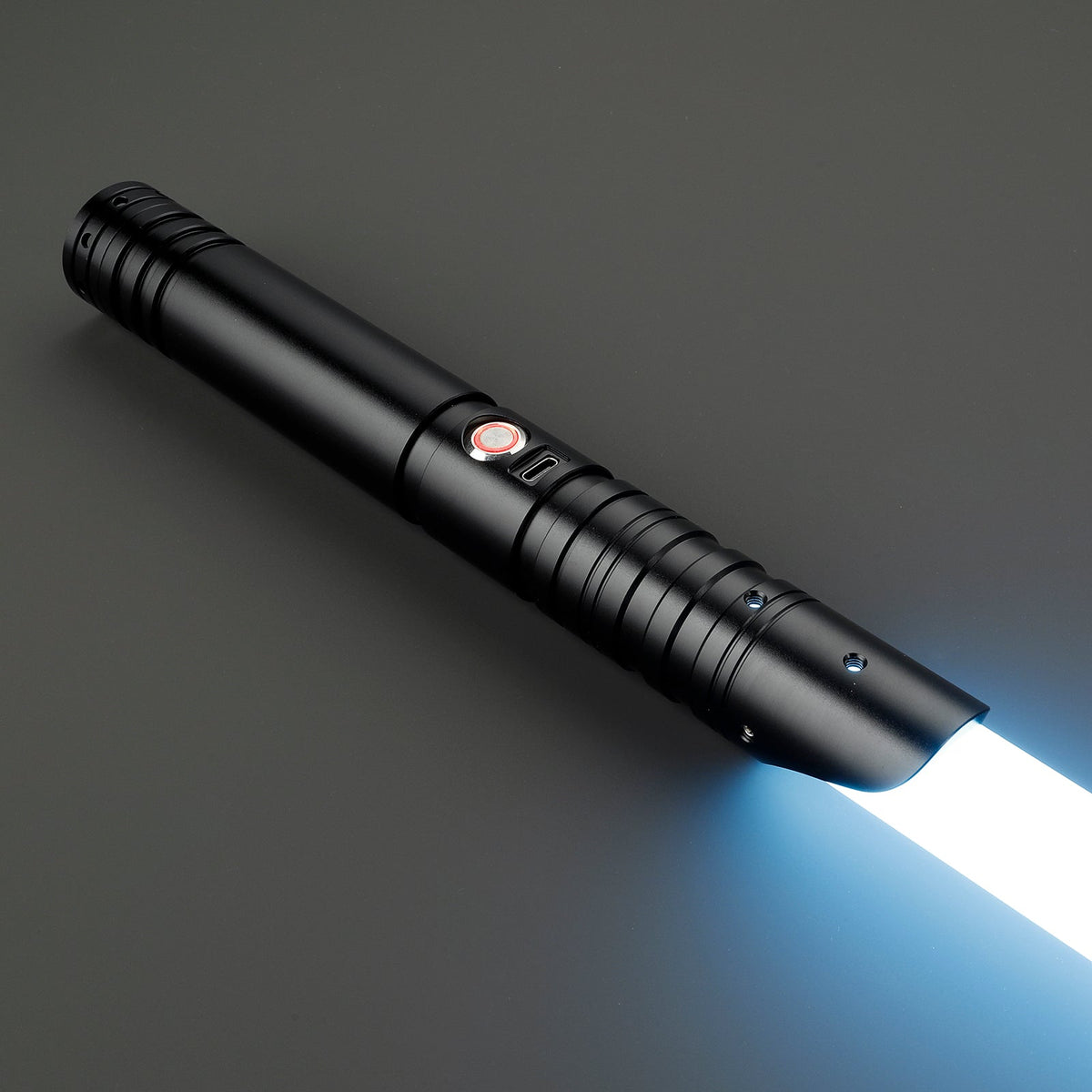 Model Eta Lightsaber – Gold Metal Hilt | Custom Dueling Saber