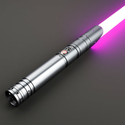 Model Eta Lightsaber – Gold Metal Hilt | Custom Dueling Saber
